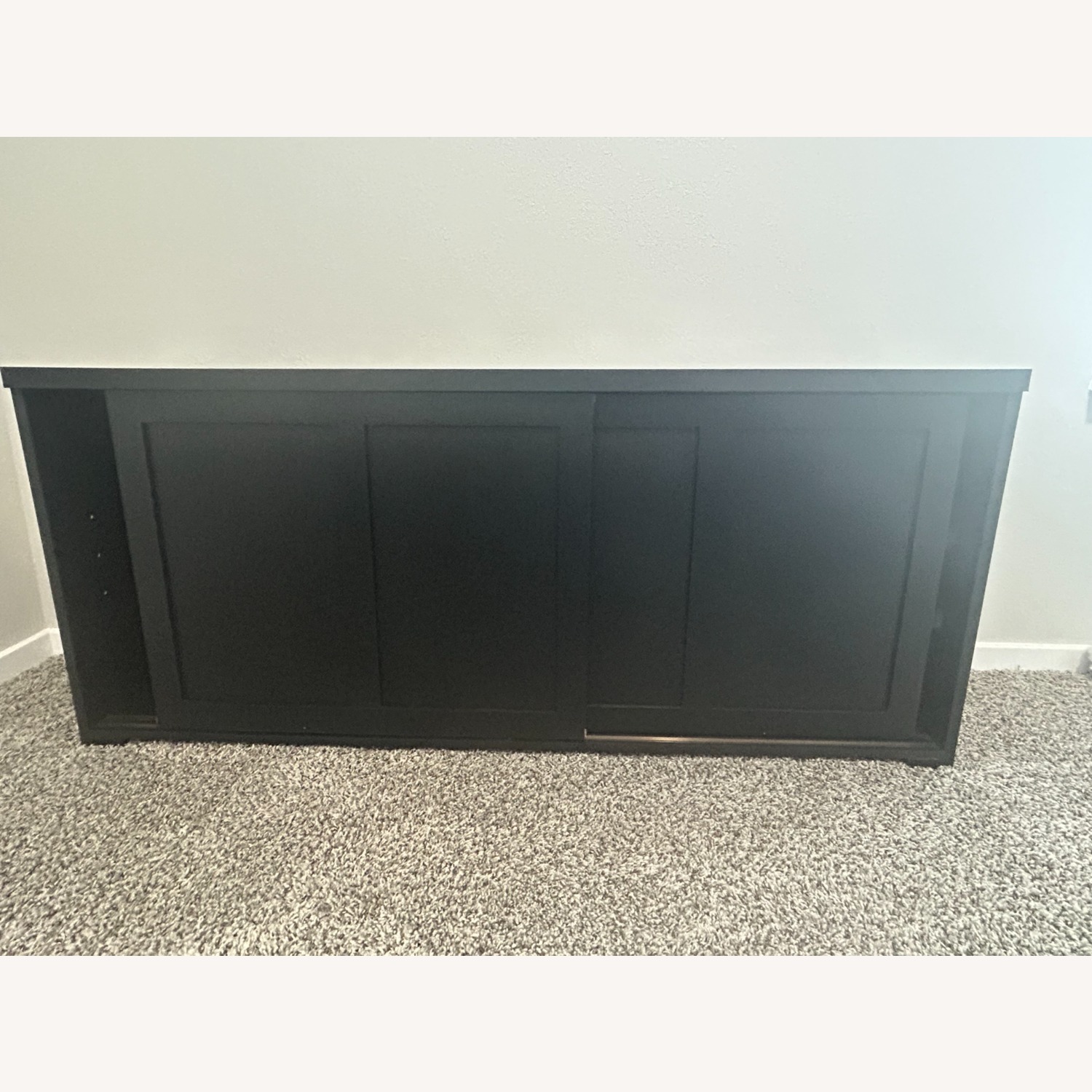 Target Black Wood Media Storage - image-1