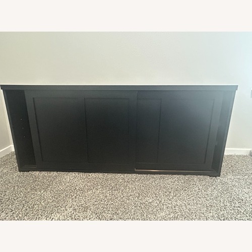 Used Target Black Wood Media Storage for sale on AptDeco