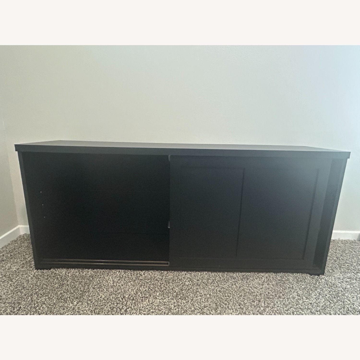 Target Black Wood Media Storage - image-3