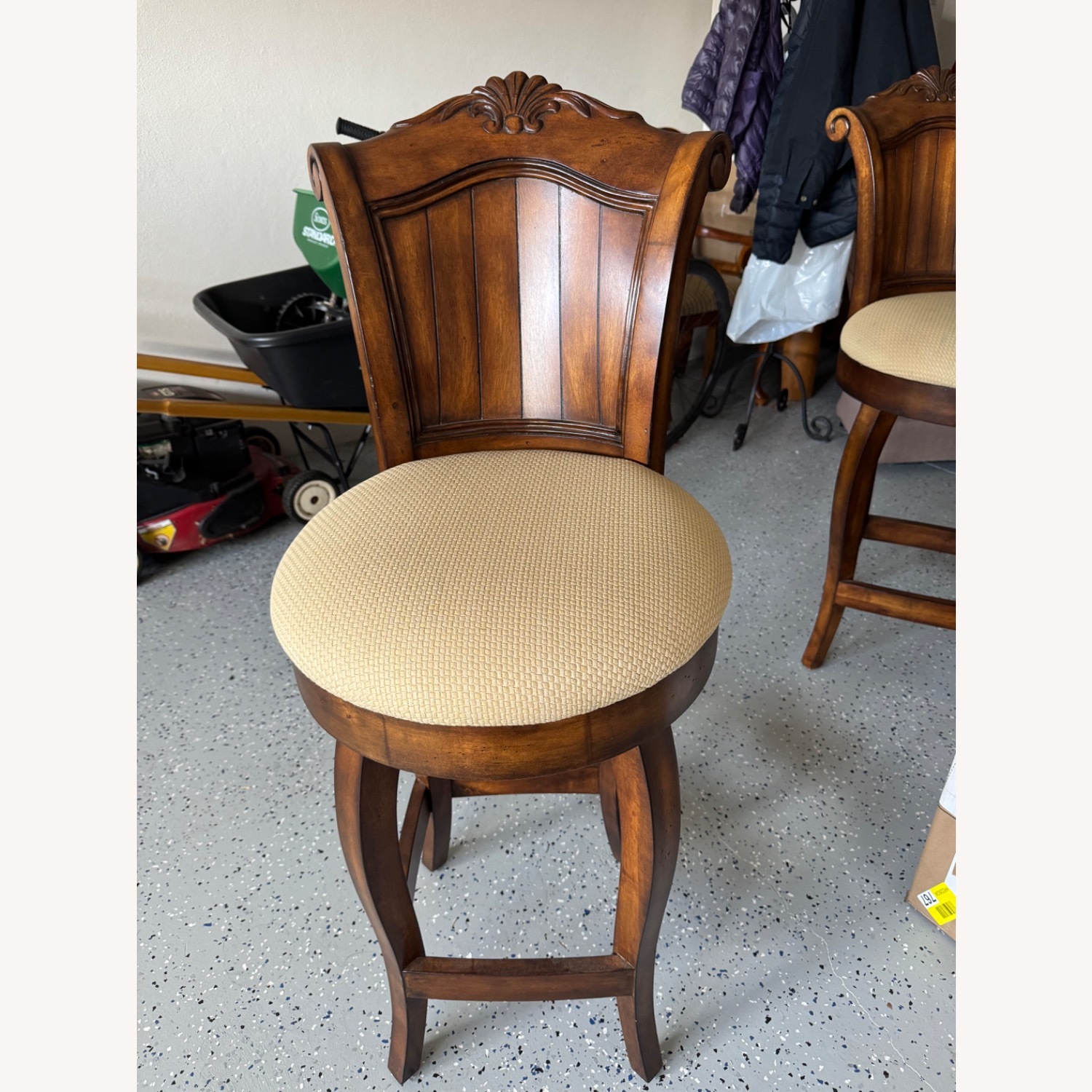 High Point Furniture Industries Dark Brown Stool - image-2