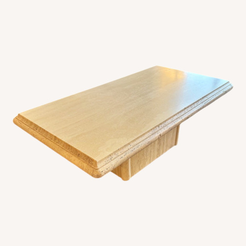 Used Travertine Coffee Table for sale on AptDeco