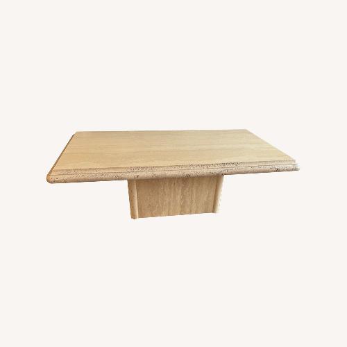 Used Travertine Coffee Table for sale on AptDeco