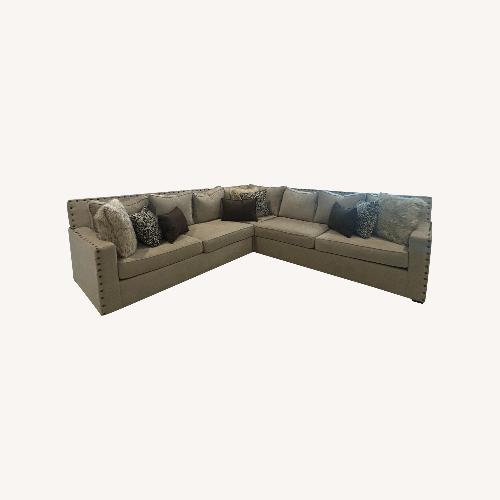 Used Jonar Denali Natural Fabric 3+ Piece Sectional for sale on AptDeco