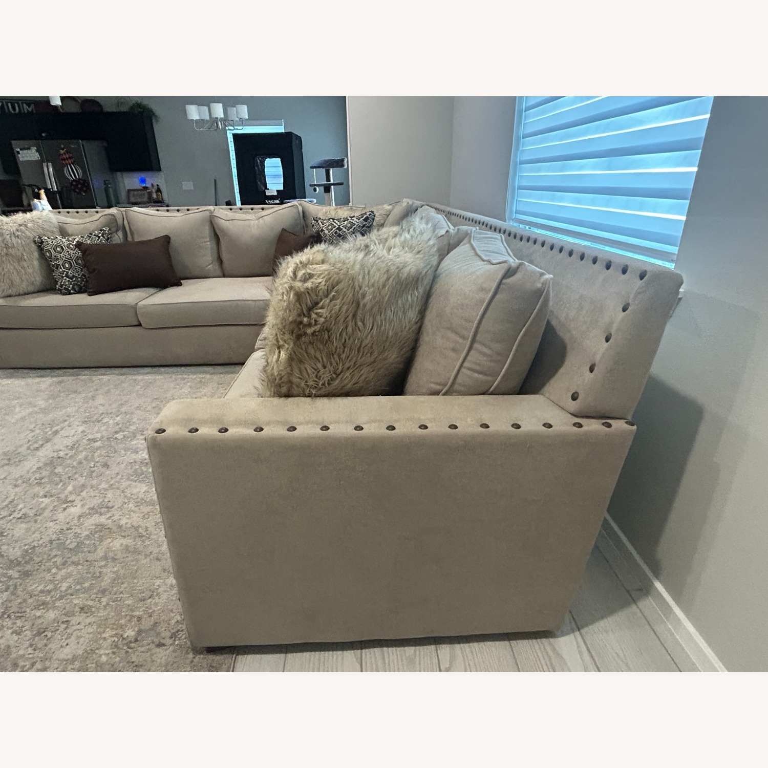 Jonar Denali Natural Fabric 3+ Piece Sectional - image-1