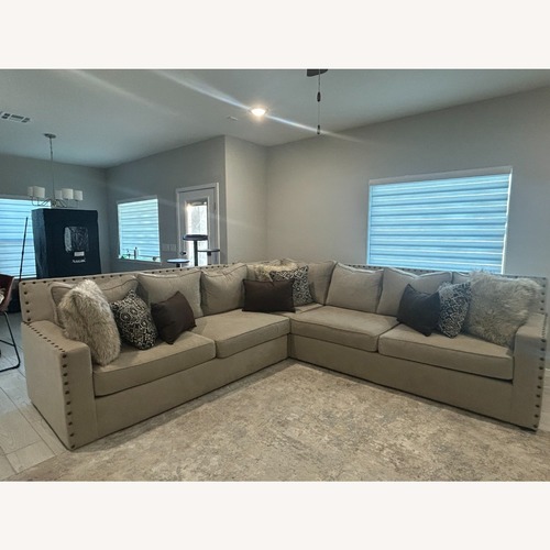 Used Jonar Denali Natural Fabric 3+ Piece Sectional for sale on AptDeco