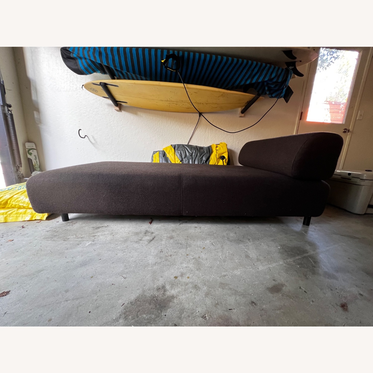 Hem Palo Brown Wool Chaise Lounge - image-4