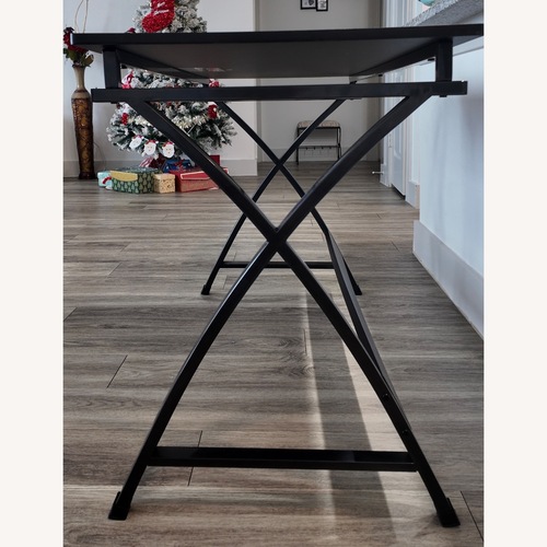 Used Black Wood Desk for sale on AptDeco