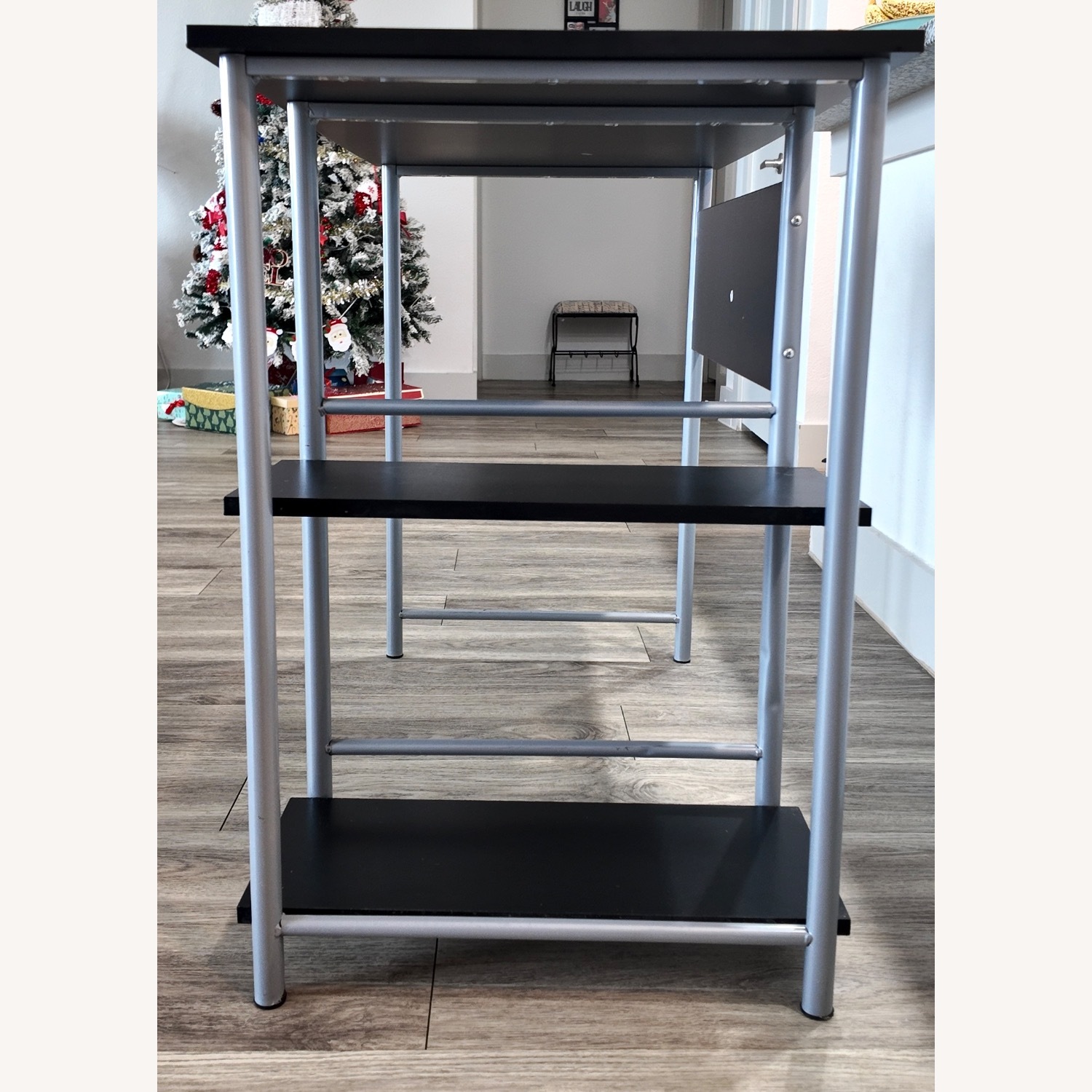 Black Wood Desk - image-1