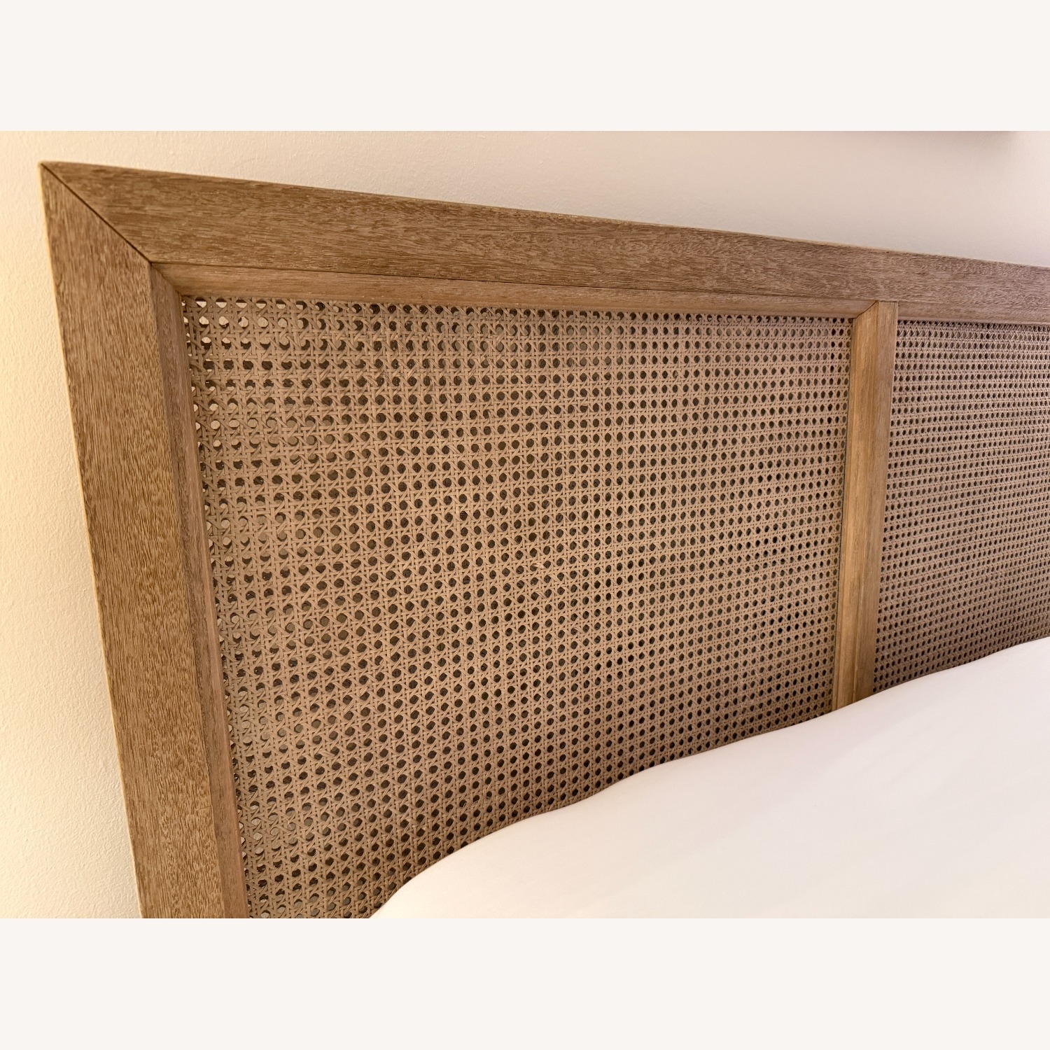 Pottery Barn Sausalito Cane Queen Bed - image-4