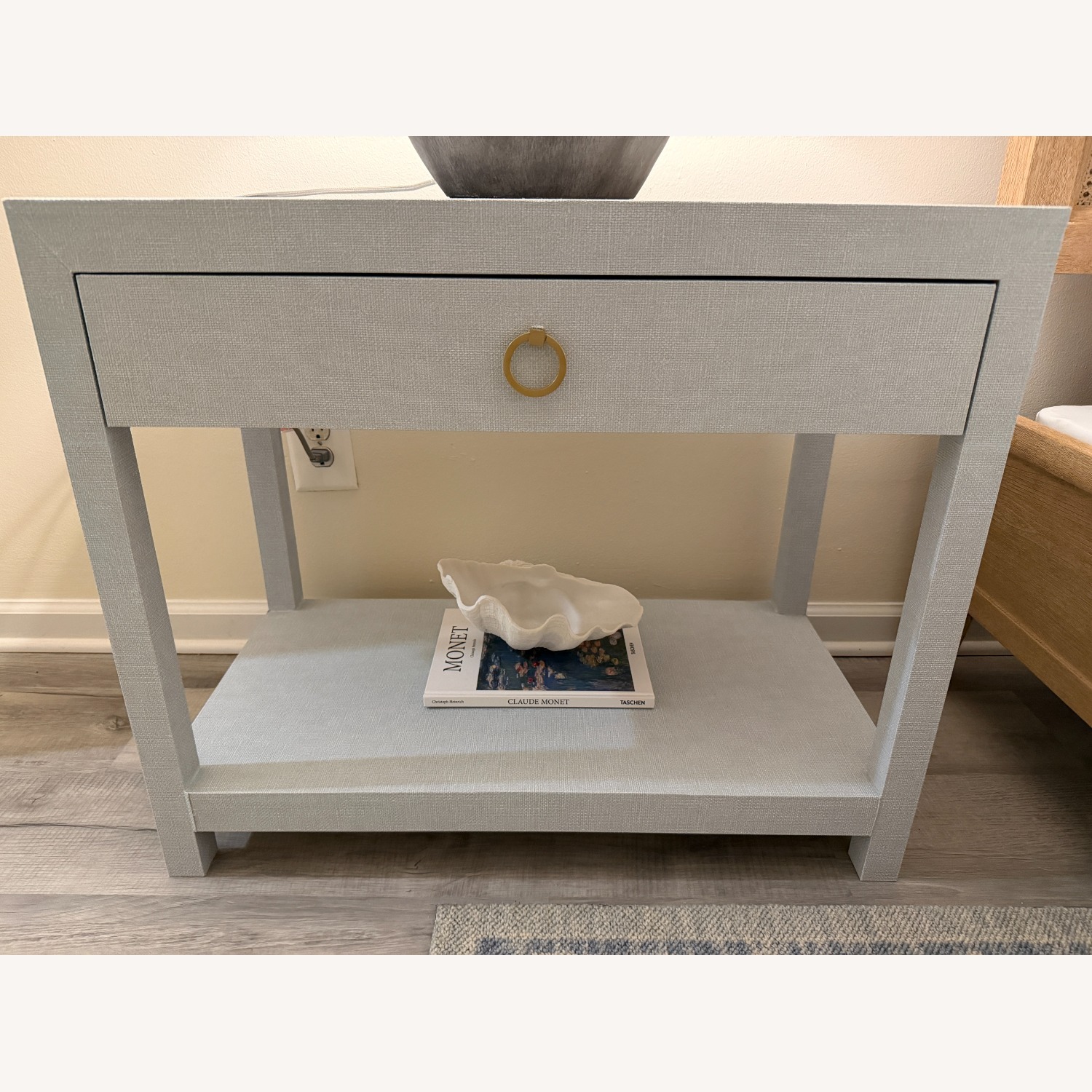 Etsy Custom Coastal Grasscloth Nightstands - image-3