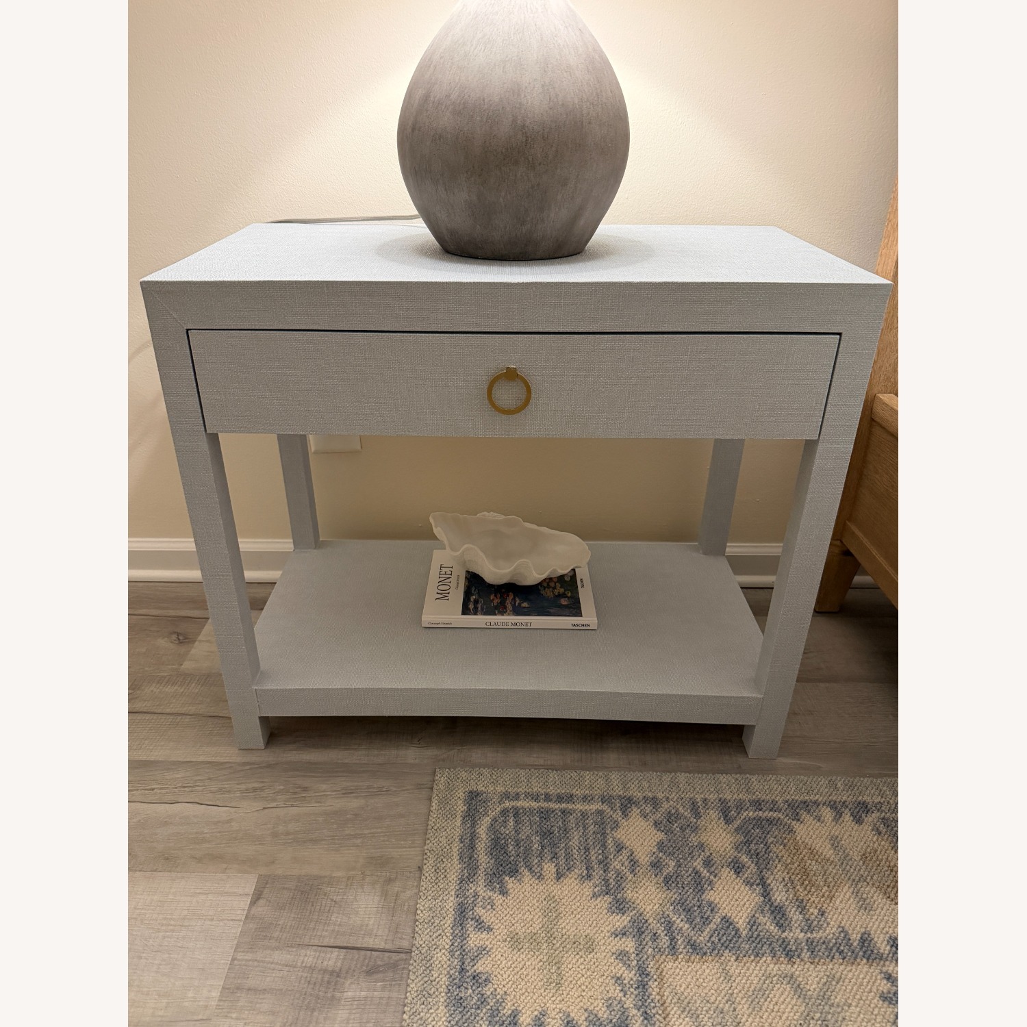 Etsy Custom Coastal Grasscloth Nightstands - image-1