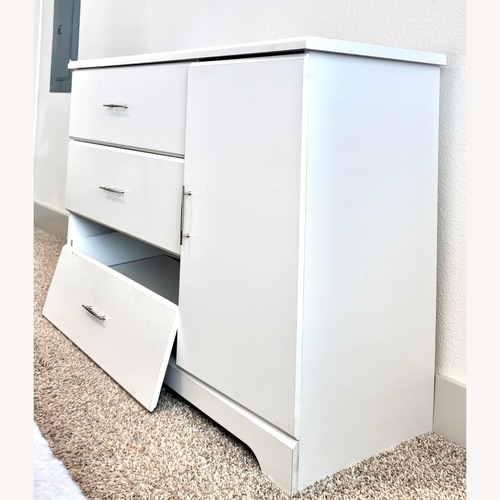 Used White Wood Dresser for sale on AptDeco