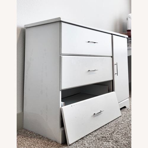 Used White Wood Dresser for sale on AptDeco
