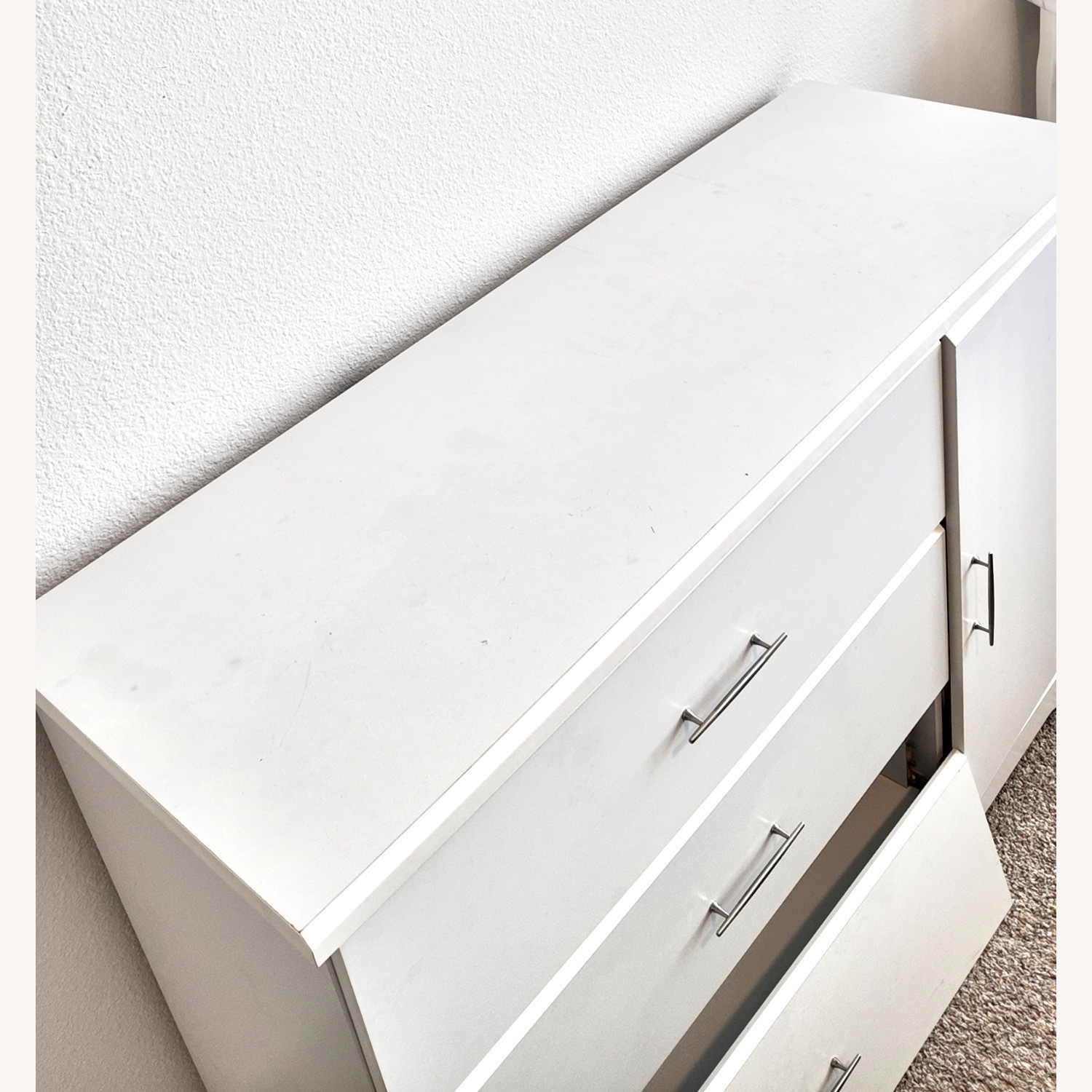 White Wood Dresser - image-2
