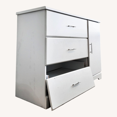 Used White Wood Dresser for sale on AptDeco