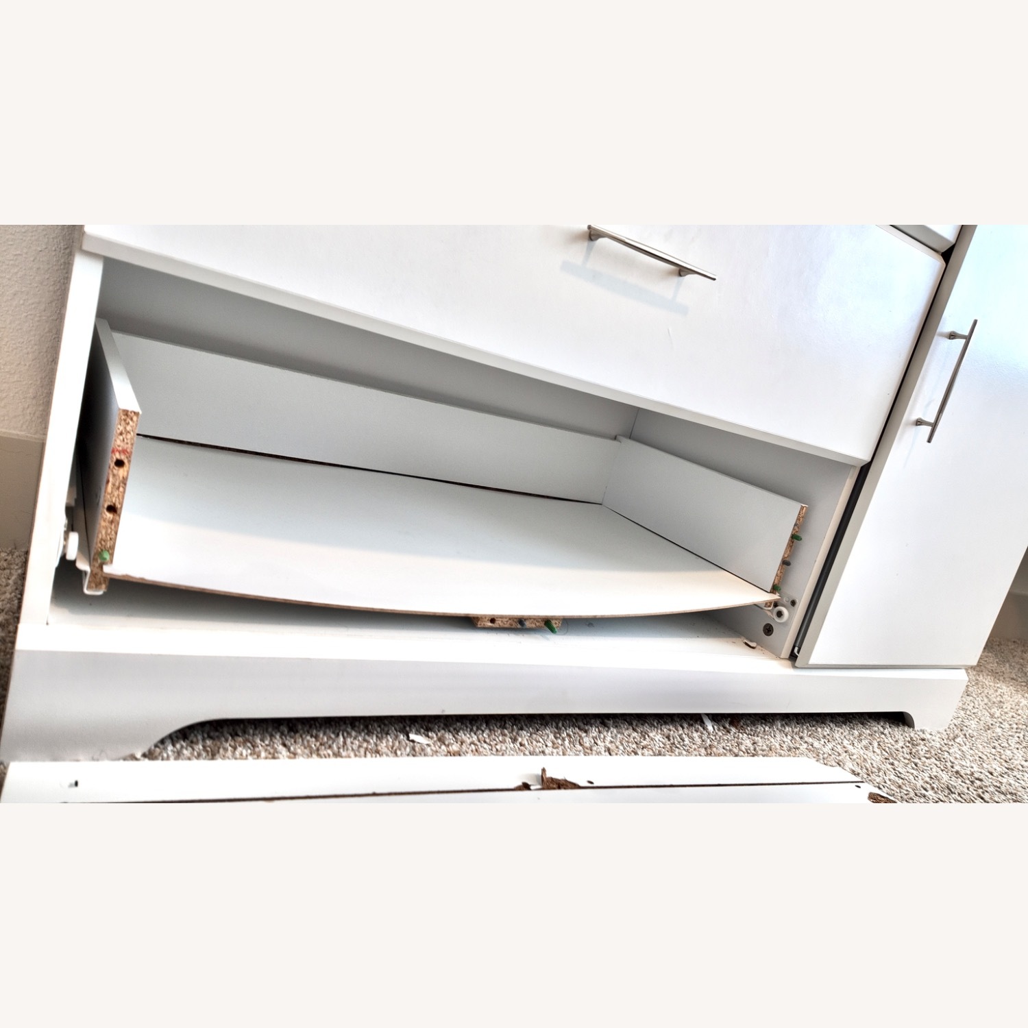 White Wood Dresser - image-3