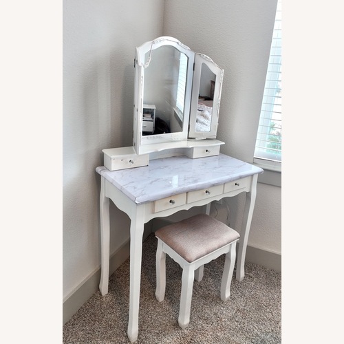 Used Amazon White Wood Dresser for sale on AptDeco