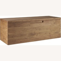 CB2 Acacia Storage Bench