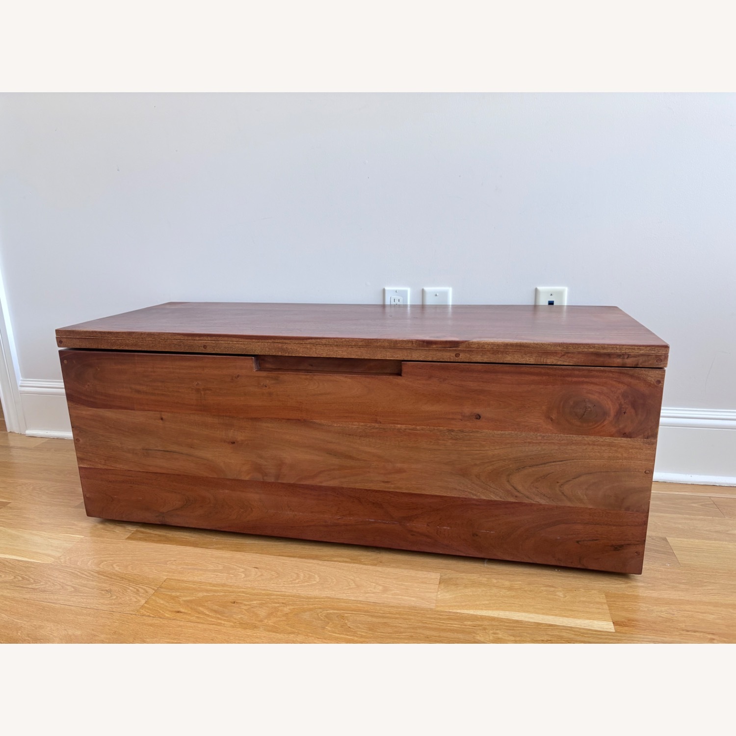 CB2 Acacia Storage Bench - image-6