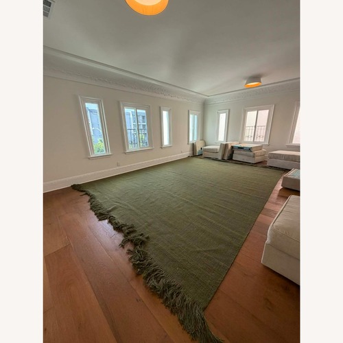 Used Crate & Barrel Oregano Jute Wool Rug for sale on AptDeco