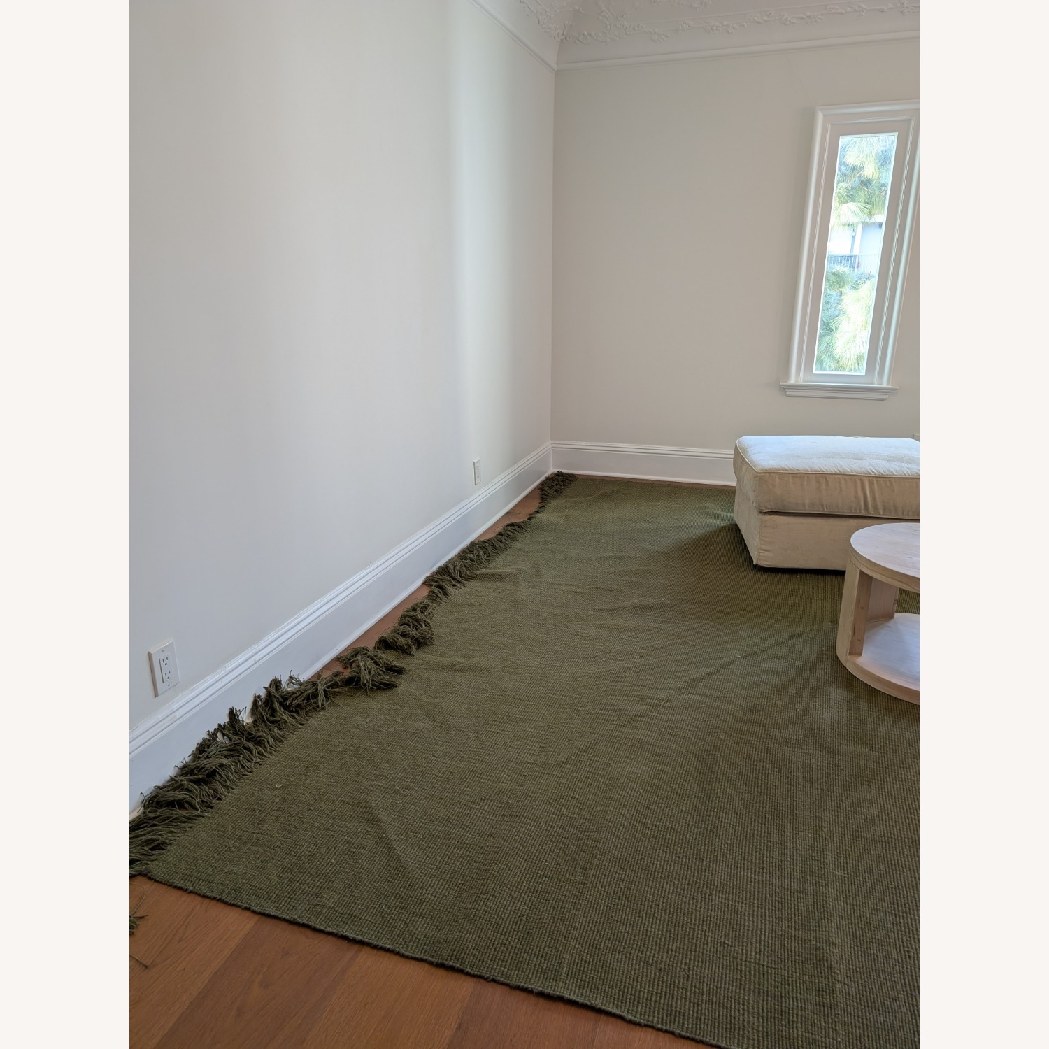 Crate & Barrel Oregano Jute Wool Rug - image-3