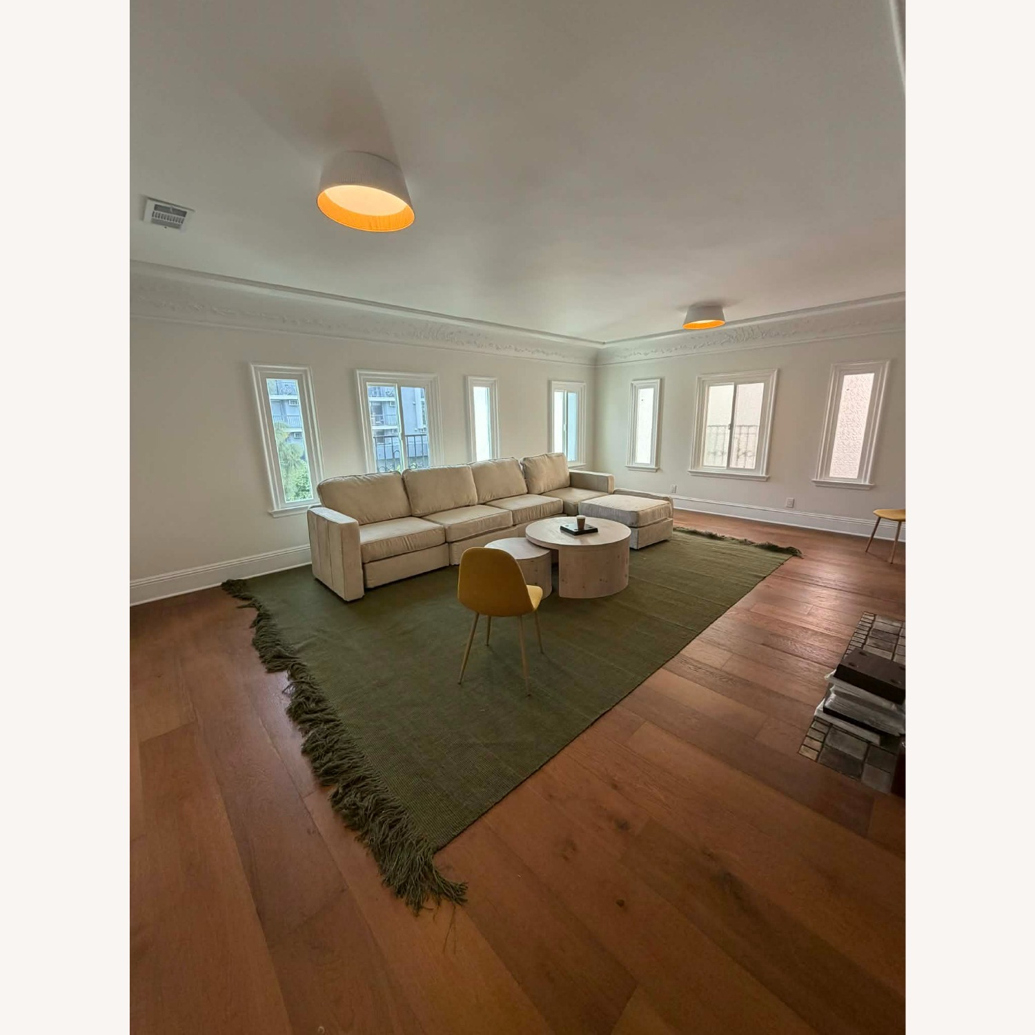 Crate & Barrel Oregano Jute Wool Rug - image-2