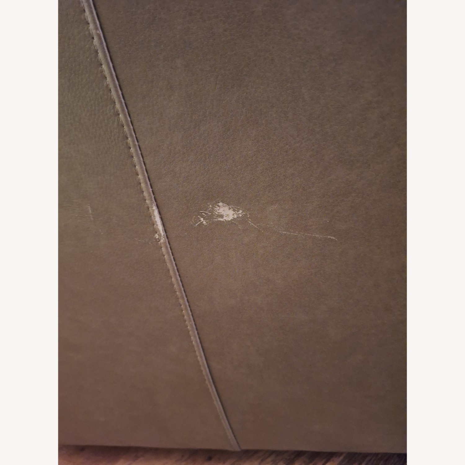 Crate & Barrel Lounge Leather Swivel Chair - image-6