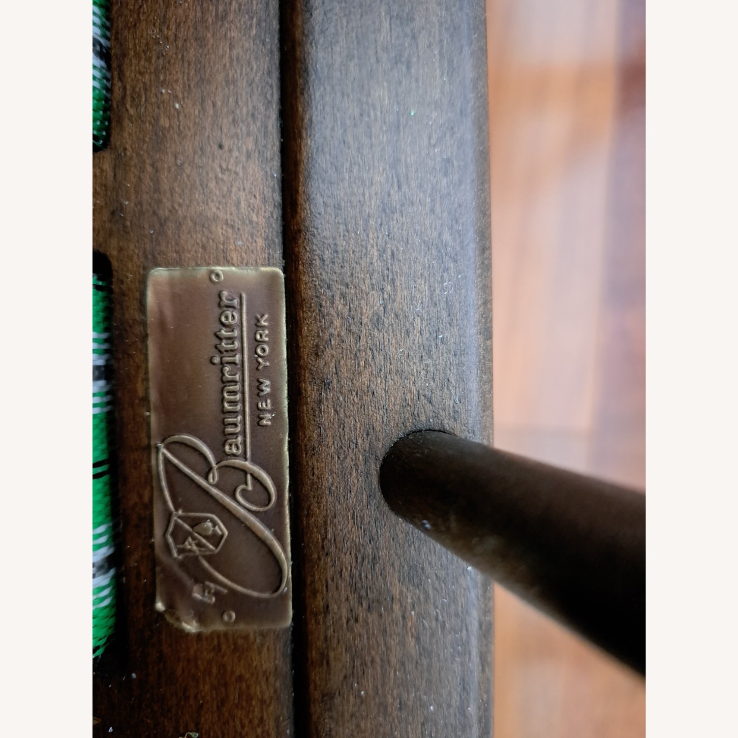 Vintage/Antique Baumritter Wood Loveseat - image-2