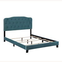 Modway Amelia Blue Velvet Full Bed