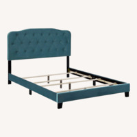Modway Amelia Blue Velvet Full Bed