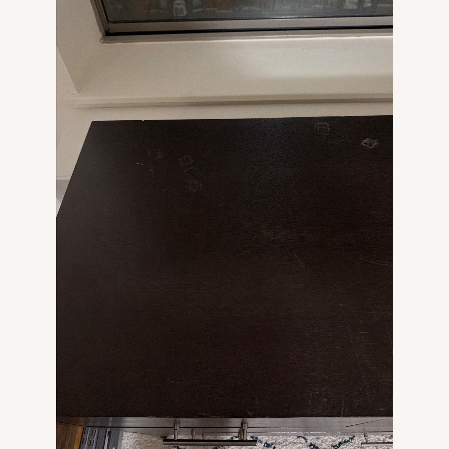 West Elm Narrow Leg Chocolate Brown Wood Dresser - image-4