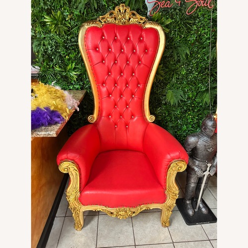 Used King Louie Red Accent Chairs for sale on AptDeco