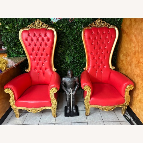 Used King Louie Red Accent Chairs for sale on AptDeco