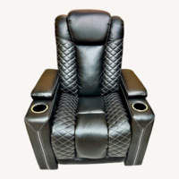 Black Leather Recliner