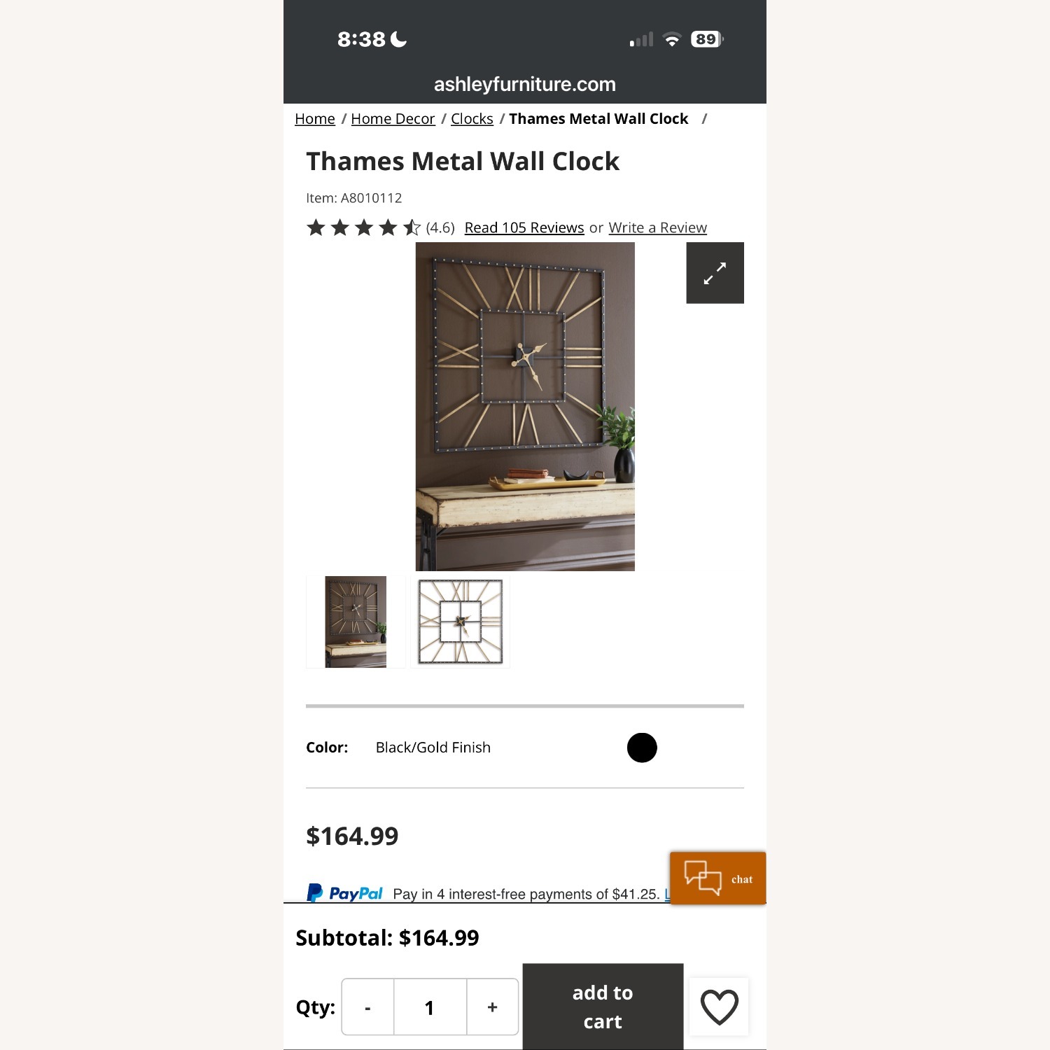 Ashley Black Metal Décor - image-2