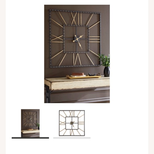 Used Ashley Black Metal Décor for sale on AptDeco