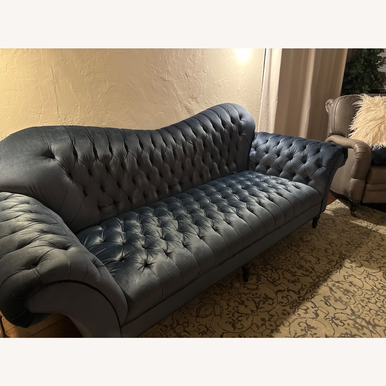 Arhaus Blue Sofa  - image-1