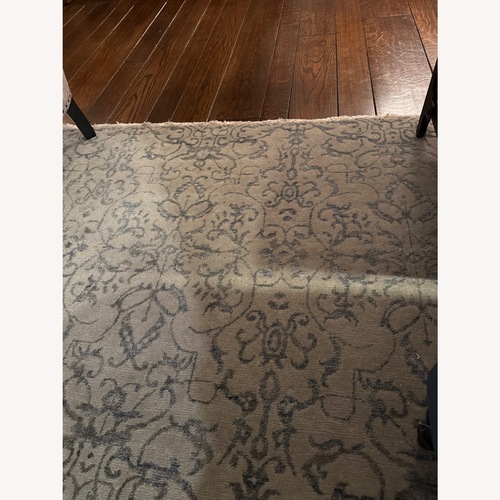 Used Arhaus Light Gray Area Rug 9' x 12' for sale on AptDeco