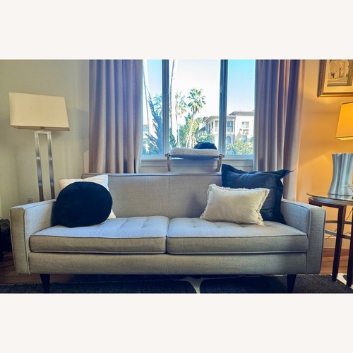 Used Room & Board Light Gray Fabric 3+ Seater Sofa for sale on AptDeco