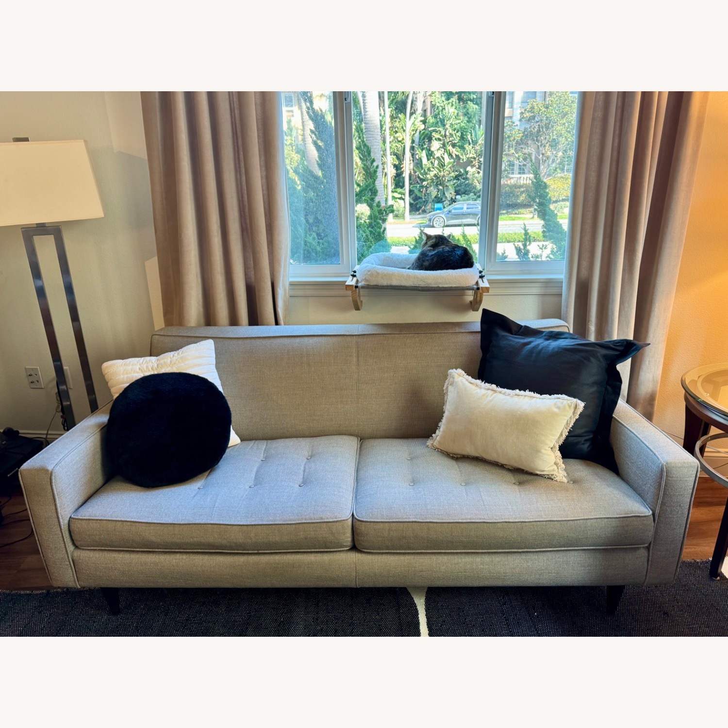 Room & Board Light Gray Fabric 3+ Seater Sofa - image-4