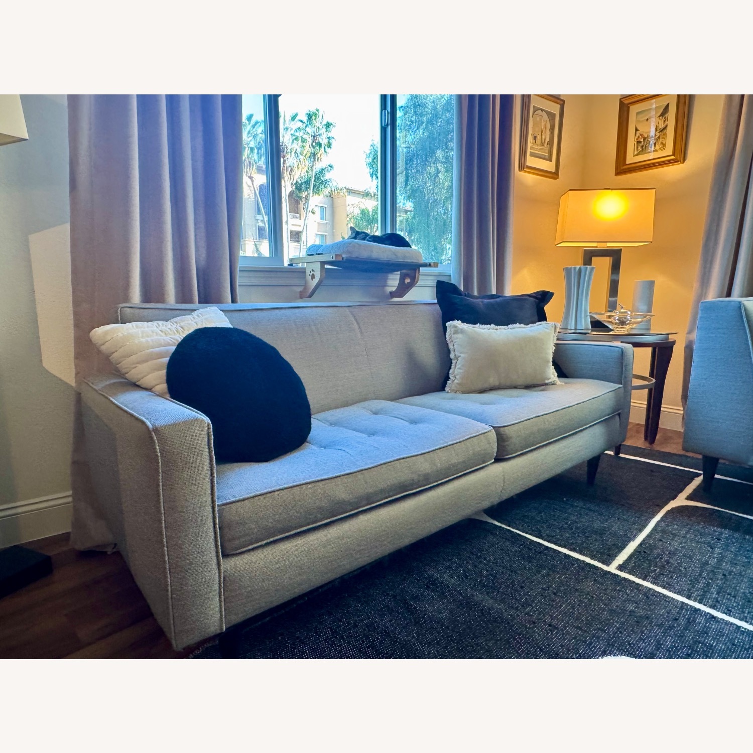 Room & Board Light Gray Fabric 3+ Seater Sofa - image-3