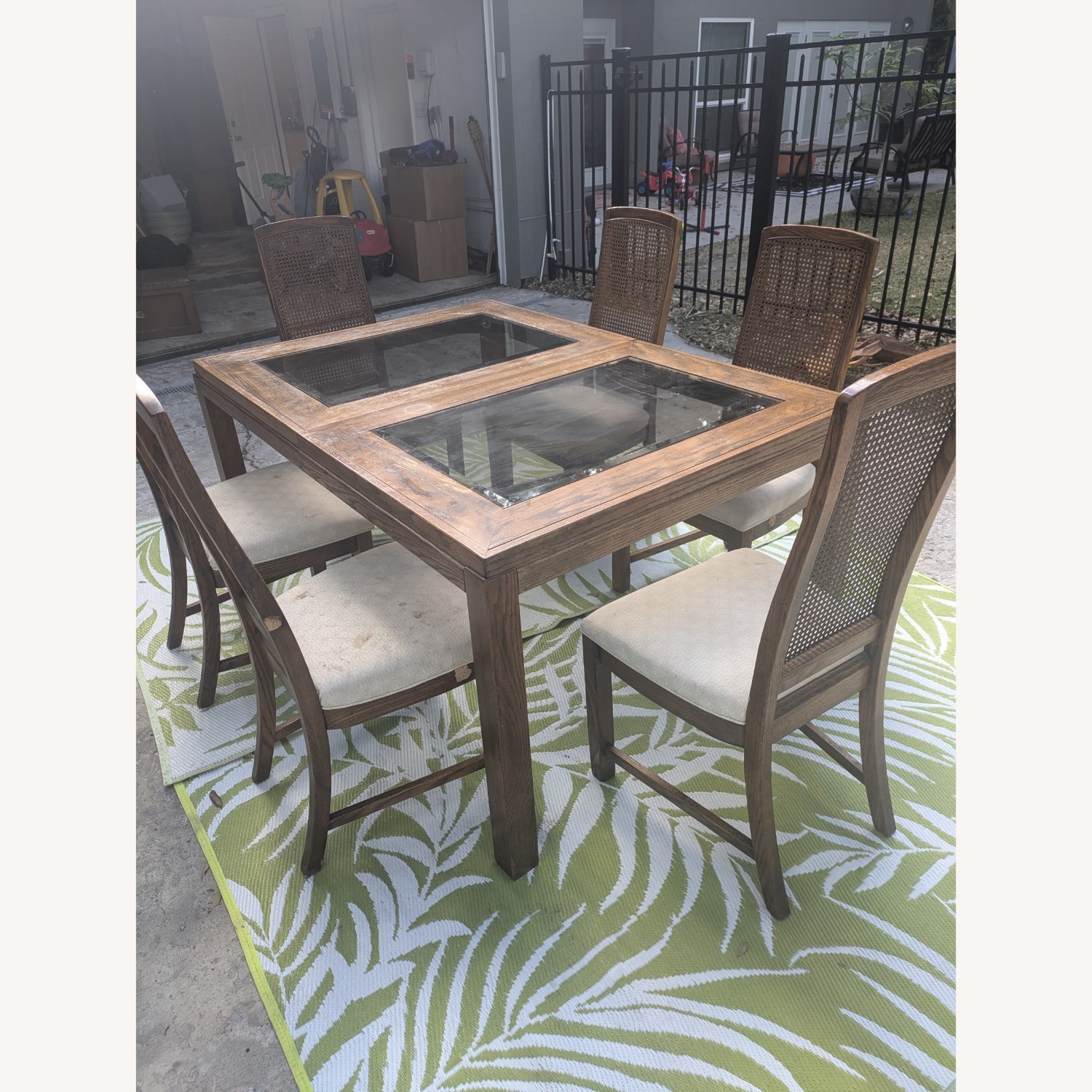 Vintage/Antique Finds Wood Dining Set - image-3