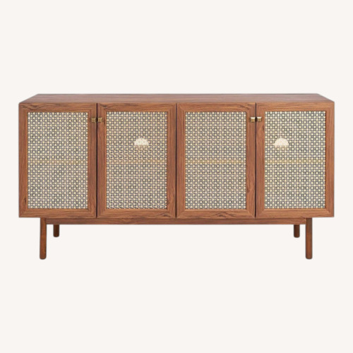 Used Safavieh Piran 4-Door Storage Media TV Stand for sale on AptDeco