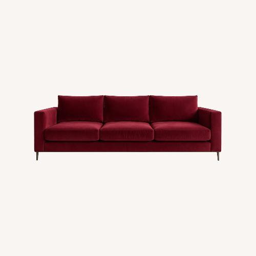 Used Pottery Barn Jake 3+ Seater Sofa - Velvet for sale on AptDeco