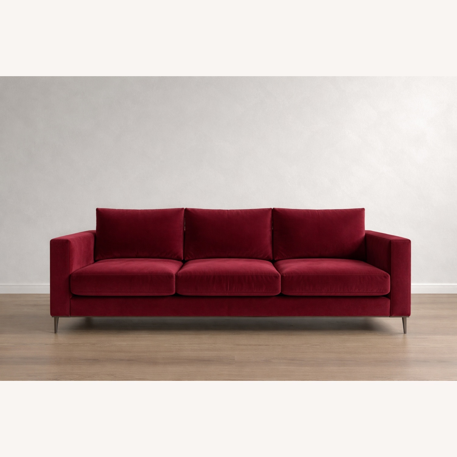 Pottery Barn Jake 3+ Seater Sofa - Velvet - image-4