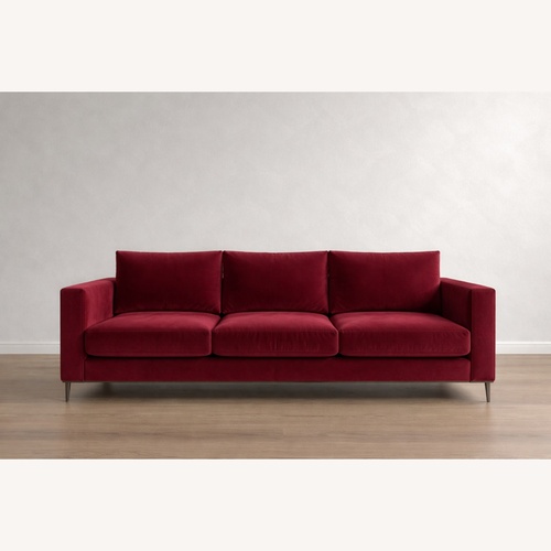 Used Pottery Barn Jake 3+ Seater Sofa - Velvet for sale on AptDeco