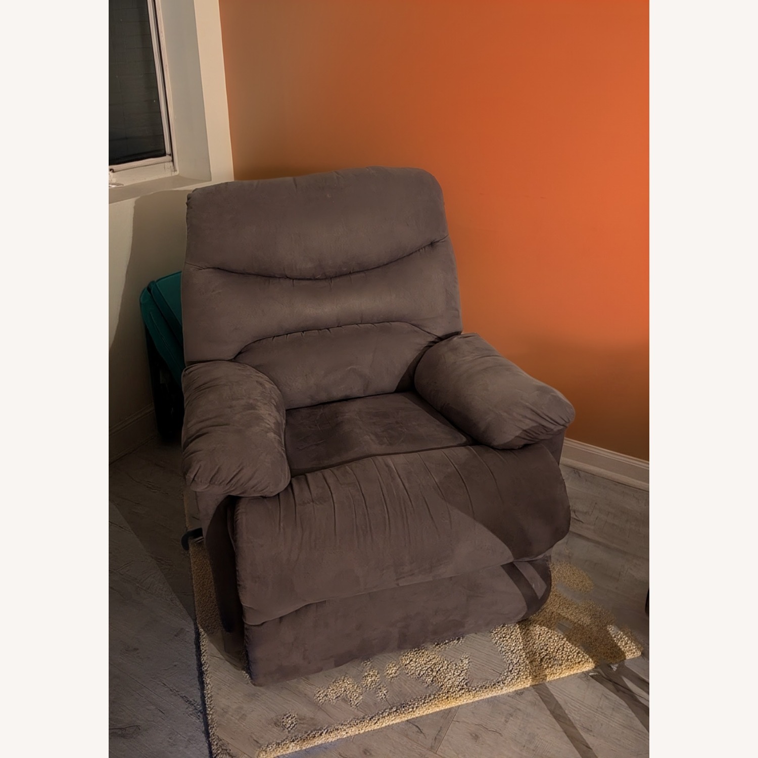 Andover Mills Dark Gray Fabric Recliner - image-3