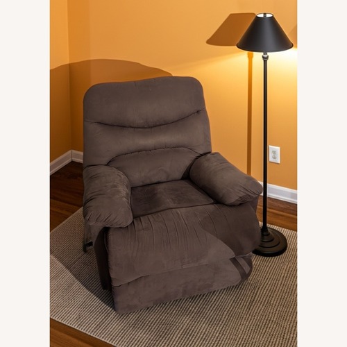 Used Andover Mills Dark Gray Fabric Recliner for sale on AptDeco