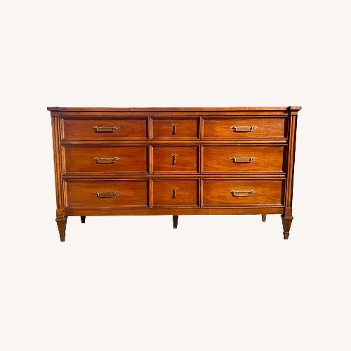 Used Vintage/Antique Light Brown Wood Dresser for sale on AptDeco