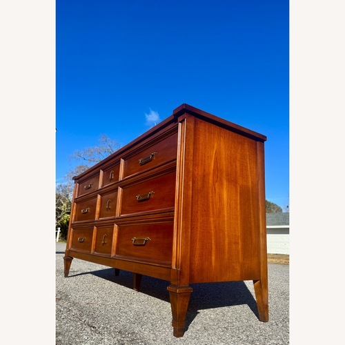 Used Vintage/Antique Light Brown Wood Dresser for sale on AptDeco